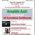 Padusia Arnaldo Azzi da Ceneselli all’Assemblea Costituente