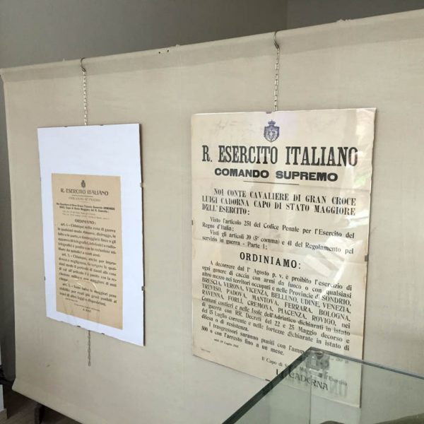 La Grande Guerra testimonianze dal fronte e dai nostri paesi - Mostra