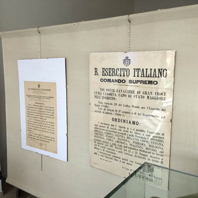La Grande Guerra testimonianze dal fronte e dai nostri paesi - Mostra