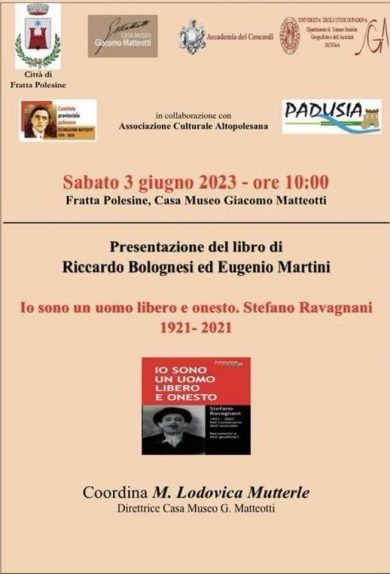 Il sesto Quaderno di Padusia presentato in Casa Museo Matteotti il 3 giugno 2023