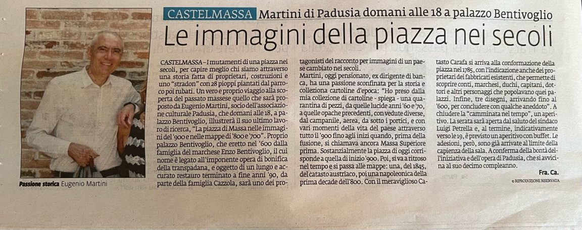 Le immagini della piazza nei secoli